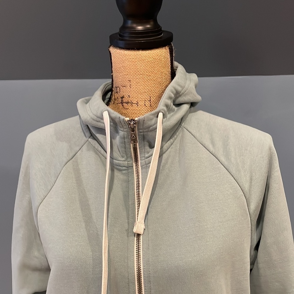 Reebok Zippered Hoodie Ladies Large Campus Fisherman - Picture 4 of 11